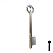 Uncut Key Blank | Bit | 19B Flat Steel-Bit-Tubular-Key Ilco