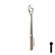 Uncut Key Blank | Bit | 19B Flat Steel-Bit-Tubular-Key Ilco