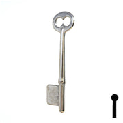 Uncut Key Blank | Bit | 19B Flat Steel-Bit-Tubular-Key Ilco