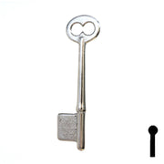 Uncut Key Blank | Bit | 19B Flat Steel-Bit-Tubular-Key Ilco