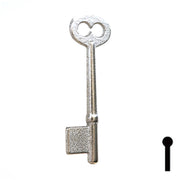 Uncut Key Blank | Bit | 5B Flat Steel-Bit-Tubular-Key Ilco