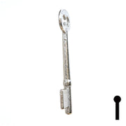 Uncut Key Blank | Bit | 5B Flat Steel-Bit-Tubular-Key Ilco