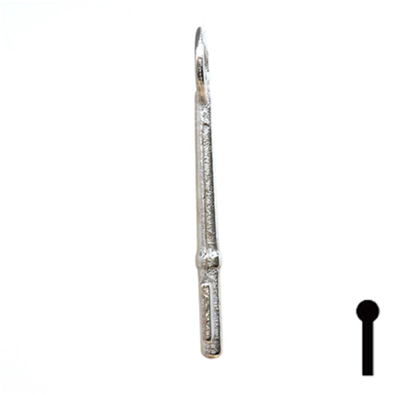 Uncut Key Blank | Bit | 5B Flat Steel-Bit-Tubular-Key Ilco