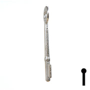 Uncut Key Blank | Bit | 5B Flat Steel-Bit-Tubular-Key Ilco