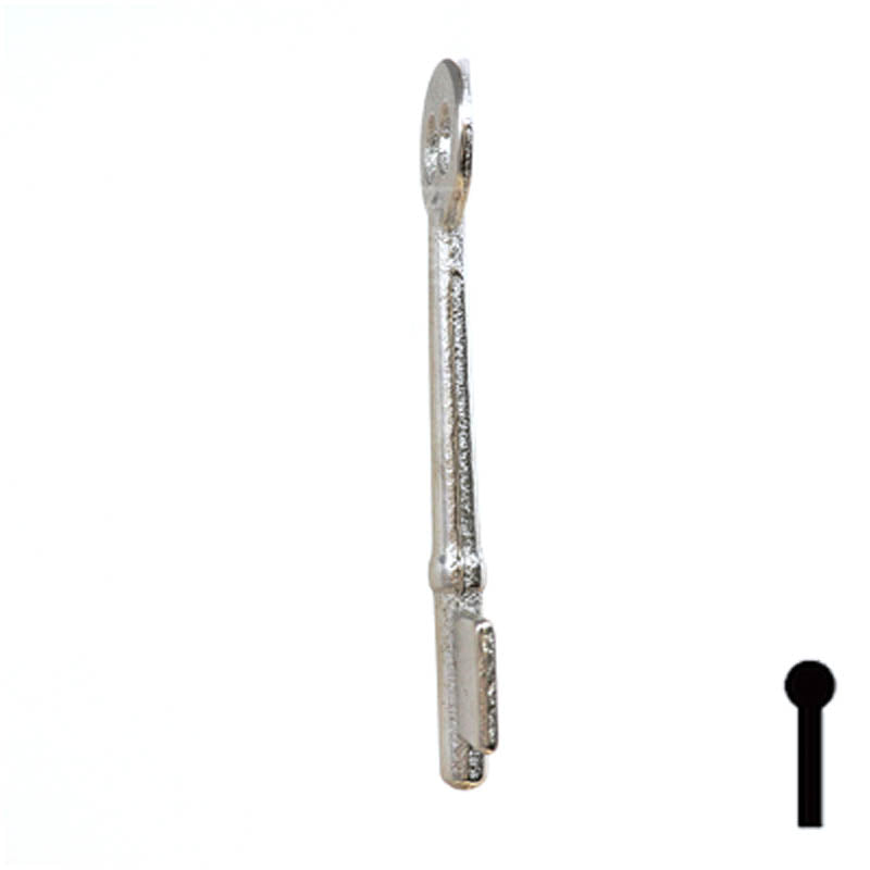 Uncut Key Blank | Bit | 5B Flat Steel-Bit-Tubular-Key Ilco