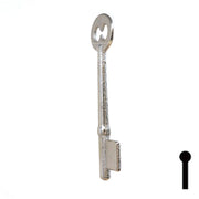Uncut Key Blank | Bit | 5B Flat Steel-Bit-Tubular-Key Ilco