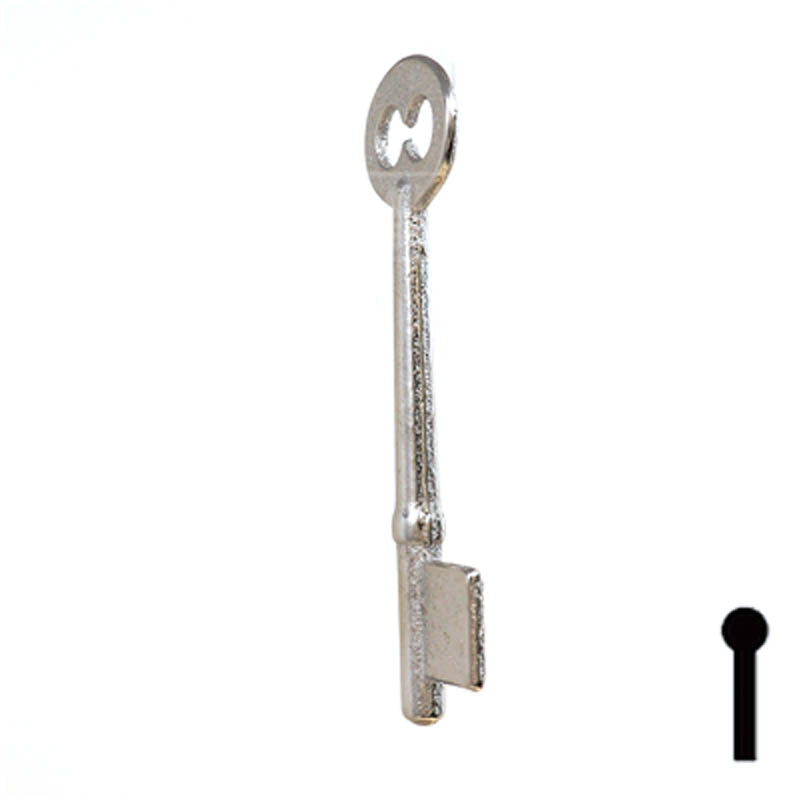 Uncut Key Blank | Bit | 5B Flat Steel-Bit-Tubular-Key Ilco