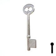 Uncut Key Blank | Bit | 5B Flat Steel-Bit-Tubular-Key Ilco