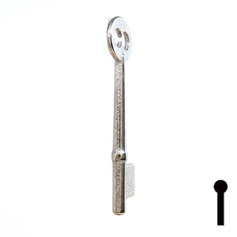 Uncut Key Blank | Bit | 5B Flat Steel-Bit-Tubular-Key Ilco