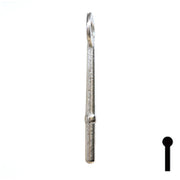 Uncut Key Blank | Bit | 5B Flat Steel-Bit-Tubular-Key Ilco