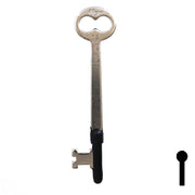 Uncut Key Blank | Bit | 7B Flat Steel-Bit-Tubular-Key Ilco