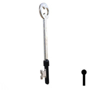 Uncut Key Blank | Bit | 7B Flat Steel-Bit-Tubular-Key Ilco