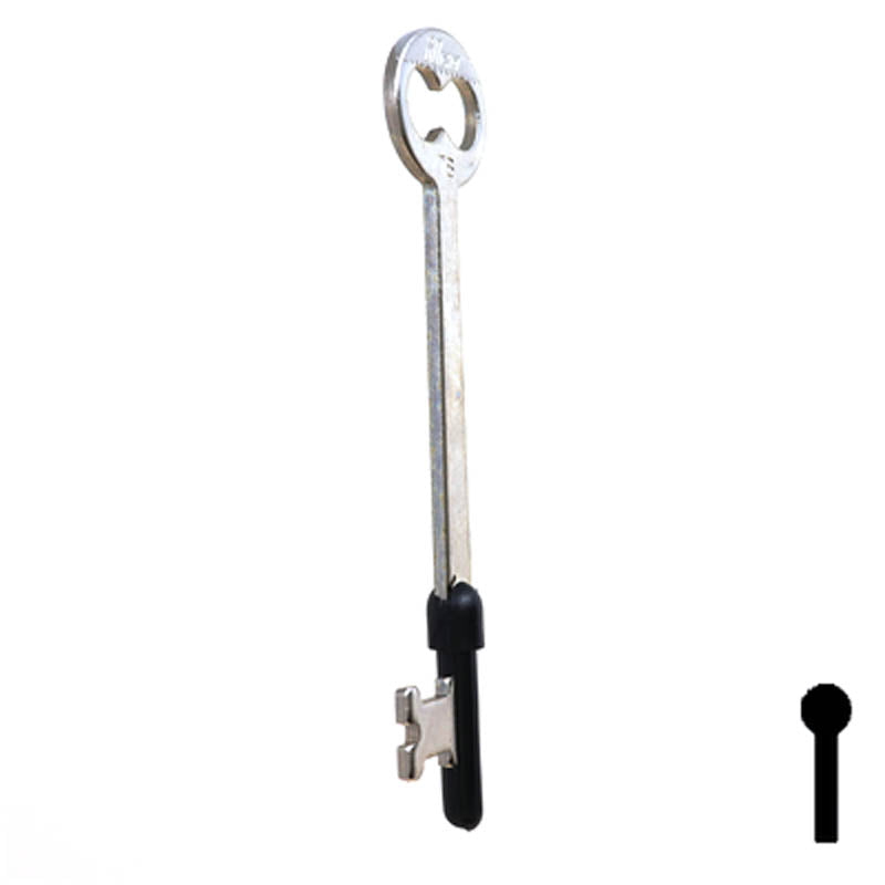 Uncut Key Blank | Bit | 7B Flat Steel-Bit-Tubular-Key Ilco
