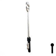 Uncut Key Blank | Bit | 7B Flat Steel-Bit-Tubular-Key Ilco
