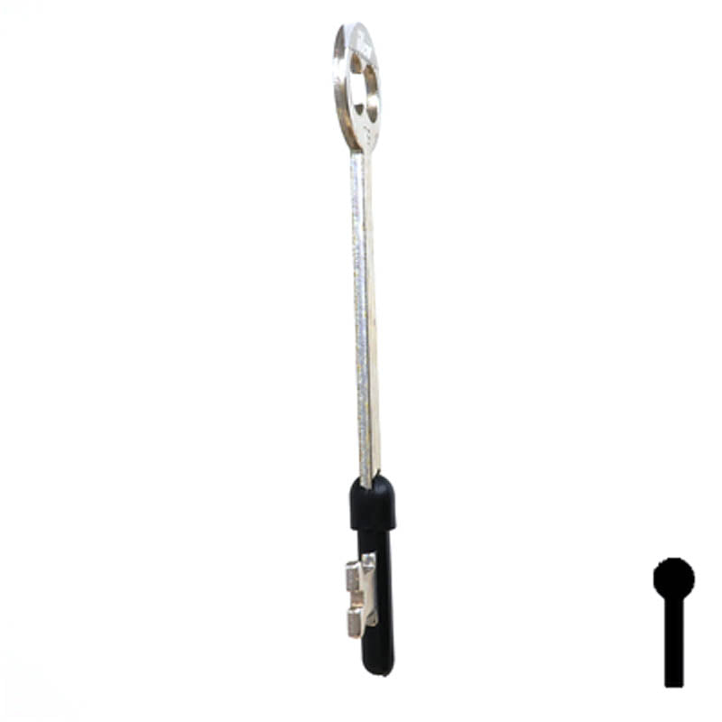 Uncut Key Blank | Bit | 7B Flat Steel-Bit-Tubular-Key Ilco