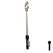 Uncut Key Blank | Bit | 7B Flat Steel-Bit-Tubular-Key Ilco