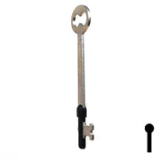 Uncut Key Blank | Bit | 7B Flat Steel-Bit-Tubular-Key Ilco