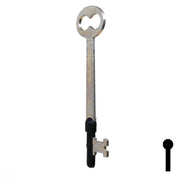Uncut Key Blank | Bit | 7B Flat Steel-Bit-Tubular-Key Ilco