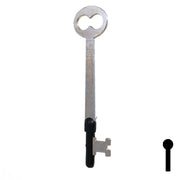 Uncut Key Blank | Bit | 7B Flat Steel-Bit-Tubular-Key Ilco