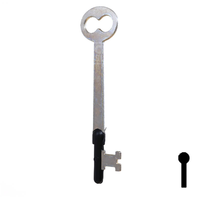Uncut Key Blank | Bit | 7B Flat Steel-Bit-Tubular-Key Ilco
