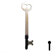 Uncut Key Blank | Bit | 7B Flat Steel-Bit-Tubular-Key Ilco