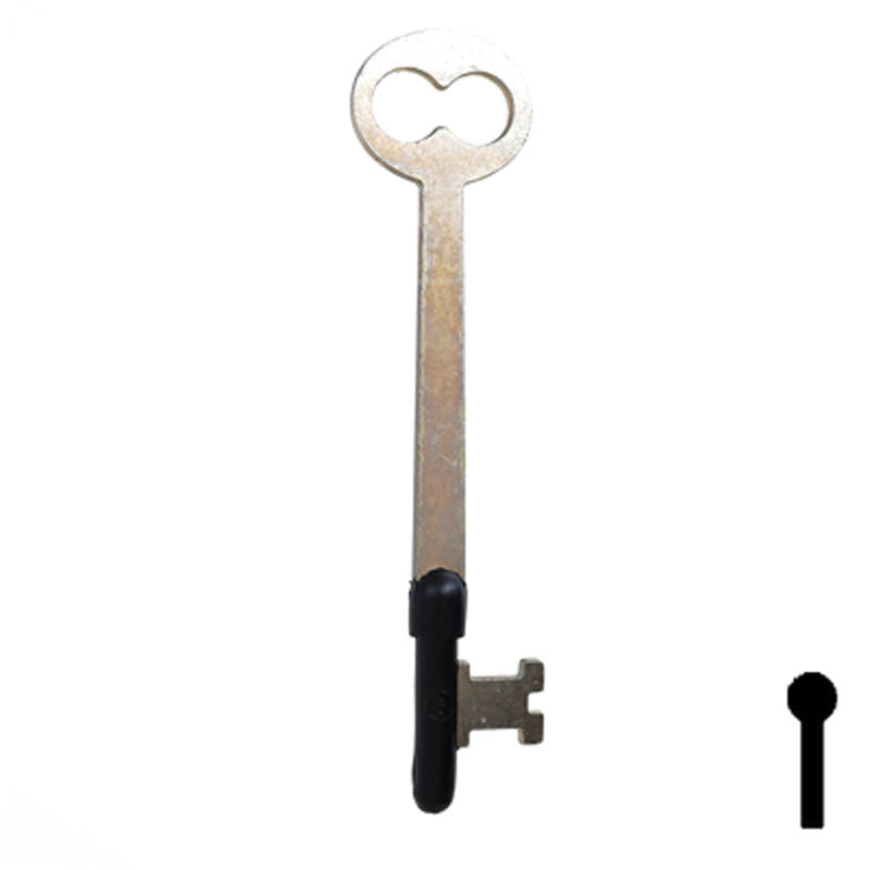 Uncut Key Blank | Bit | 7B Flat Steel-Bit-Tubular-Key Ilco