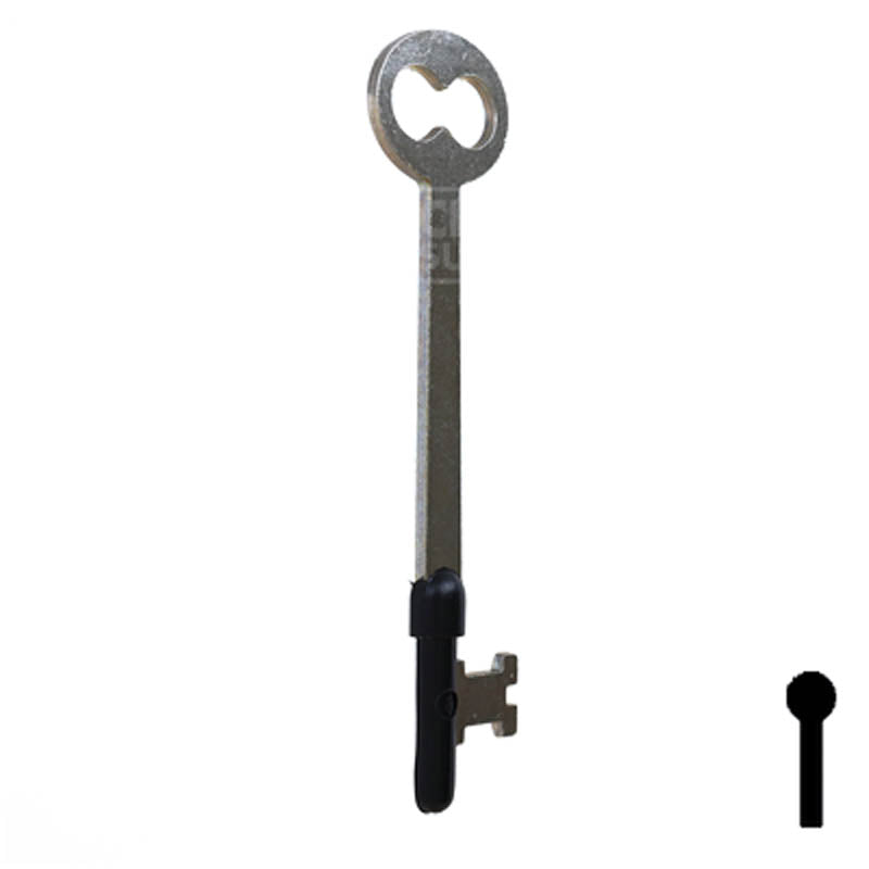 Uncut Key Blank | Bit | 7B Flat Steel-Bit-Tubular-Key Ilco