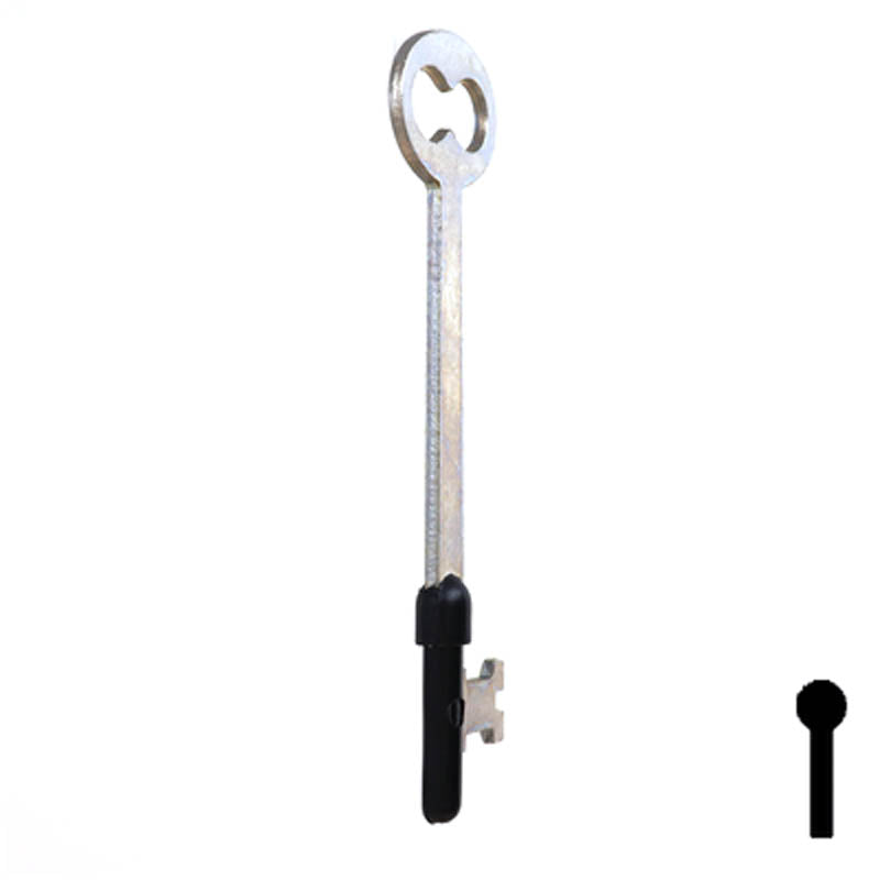 Uncut Key Blank | Bit | 7B Flat Steel-Bit-Tubular-Key Ilco