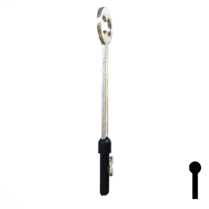Uncut Key Blank | Bit | 7B Flat Steel-Bit-Tubular-Key Ilco