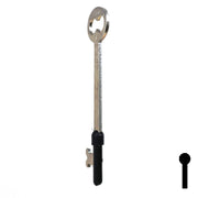 Uncut Key Blank | Bit | 7B Flat Steel-Bit-Tubular-Key Ilco