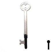 Uncut Key Blank | Bit | 7B Flat Steel-Bit-Tubular-Key Ilco