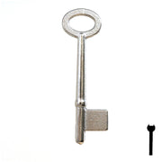 Uncut Key Blank | Bit | 8B Flat Steel-Bit-Tubular-Key Ilco