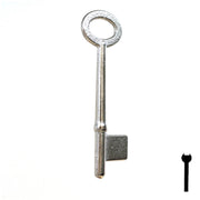 Uncut Key Blank | Bit | 8B Flat Steel-Bit-Tubular-Key Ilco
