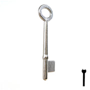 Uncut Key Blank | Bit | 8B Flat Steel-Bit-Tubular-Key Ilco