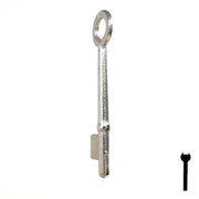 Uncut Key Blank | Bit | 8B Flat Steel-Bit-Tubular-Key Ilco