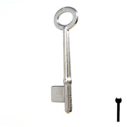 Uncut Key Blank | Bit | 8B Flat Steel-Bit-Tubular-Key Ilco
