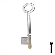 Uncut Key Blank | Bit | 8B Flat Steel-Bit-Tubular-Key Ilco