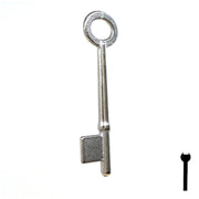 Uncut Key Blank | Bit | 8B Flat Steel-Bit-Tubular-Key Ilco