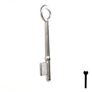 Uncut Key Blank | Bit | 8B Flat Steel-Bit-Tubular-Key Ilco
