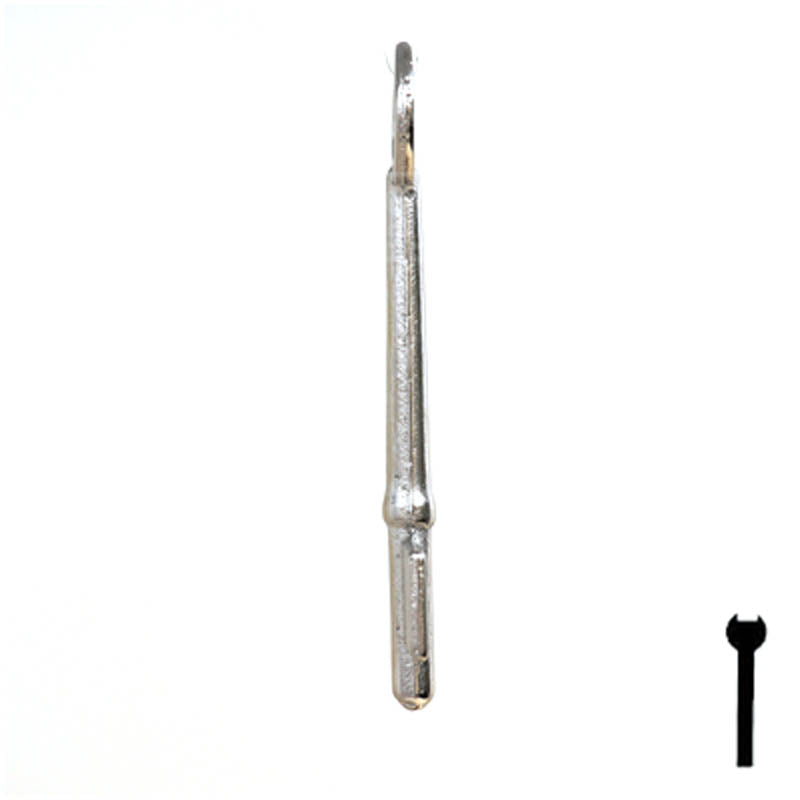 Uncut Key Blank | Bit | 8B Flat Steel-Bit-Tubular-Key Ilco