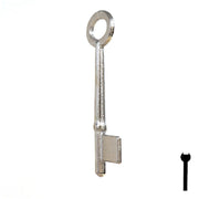 Uncut Key Blank | Bit | 8B Flat Steel-Bit-Tubular-Key Ilco
