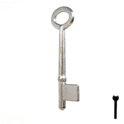 Uncut Key Blank | Bit | 8B Flat Steel-Bit-Tubular-Key Ilco