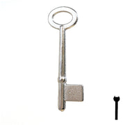 Uncut Key Blank | Bit | 8B Flat Steel-Bit-Tubular-Key Ilco