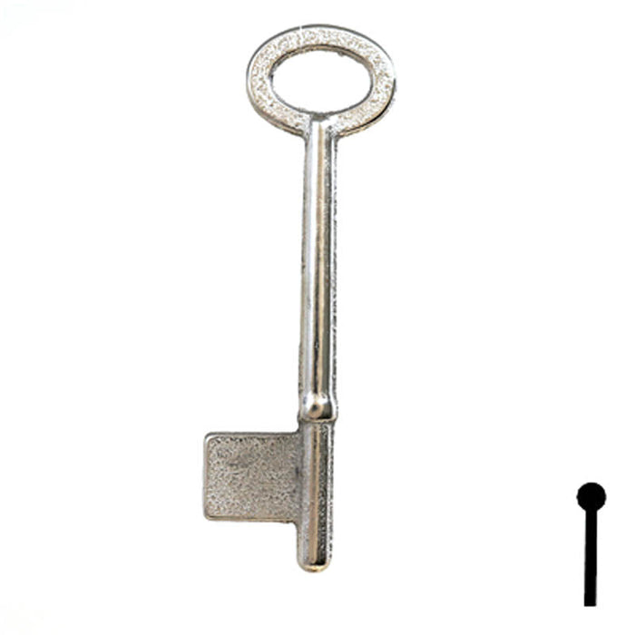 Uncut Key Blank | Bit | 9B Flat Steel-Bit-Tubular-Key Ilco