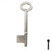 Uncut Key Blank | Bit | 9B Flat Steel-Bit-Tubular-Key Ilco