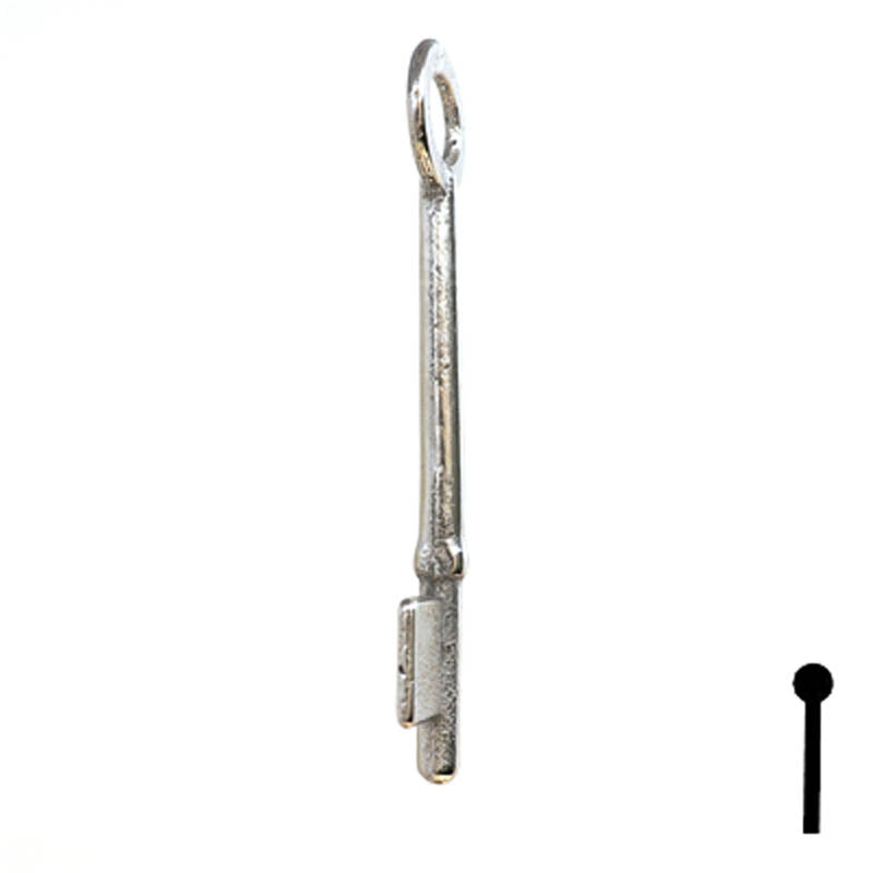 Uncut Key Blank | Bit | 9B Flat Steel-Bit-Tubular-Key Ilco