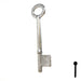 Uncut Key Blank | Bit | 9B Flat Steel-Bit-Tubular-Key Ilco