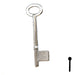 Uncut Key Blank | Bit | 9B Flat Steel-Bit-Tubular-Key Ilco