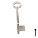 Uncut Key Blank | Bit | 9B Flat Steel-Bit-Tubular-Key Ilco