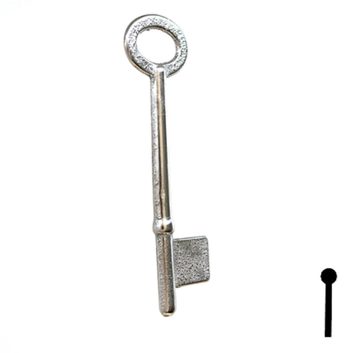 Uncut Key Blank | Bit | 9B Flat Steel-Bit-Tubular-Key Ilco